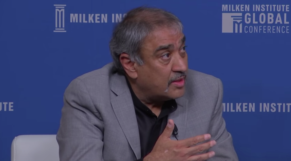 Pradeep Khosla talked about the economic shift for middle class Americans at the Milken Global Conference 2018.