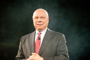 Mark Goulston identified Colin Powell as the ideal vision of leadership.