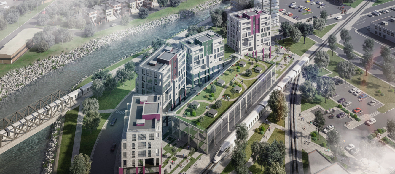 The York Plan 2.0 Northwest Triangle site plan rendering