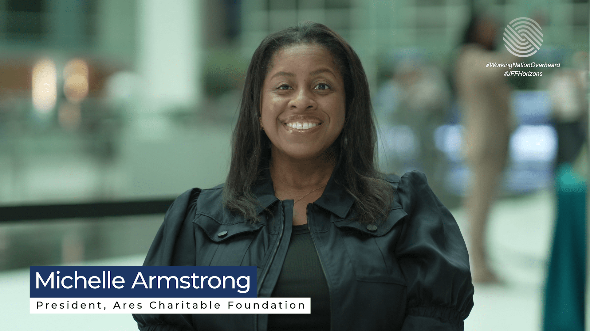 Michelle Armstrong, president, Ares Charitable Foundation on green jobs
