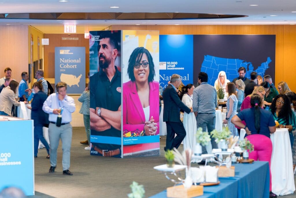 A view of a 10,000 Small Businesses gathering. (Source: Goldman Sachs)