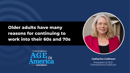 Catherine Collinson, CEO of Transamerica Institute, on people working past retirement age