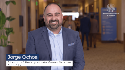 Jorge Ochoa, KIPP NYC, sat down at College Board Forum with WorkingNation to discuss the crucial need for durable skills in the workforce