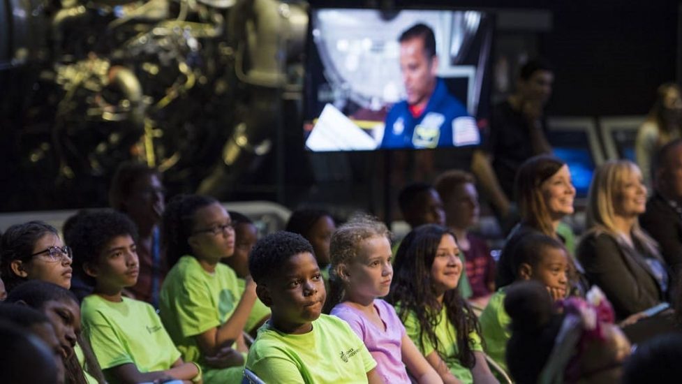 Astronaut Serena Auñon-Chancellor  at Air and Space Museum