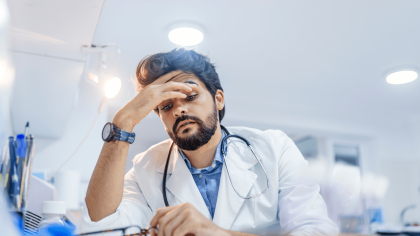 Overworked Doctor