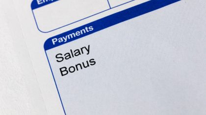 Paycheck and bonus