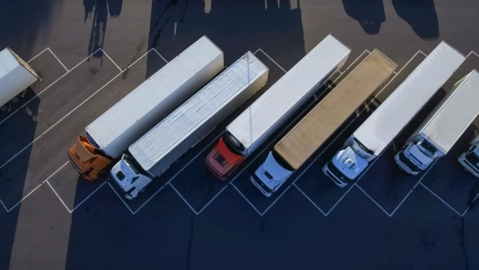 TRUCKS AERIAL VIEW