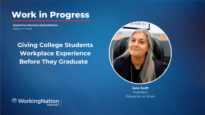 Education at Work president discusses the value of work-based learning on the Work in Progress podcast