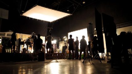 behind the scenes production crew