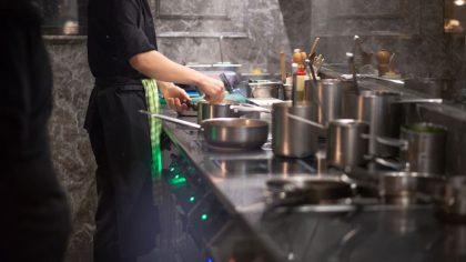 kitchen prep worker