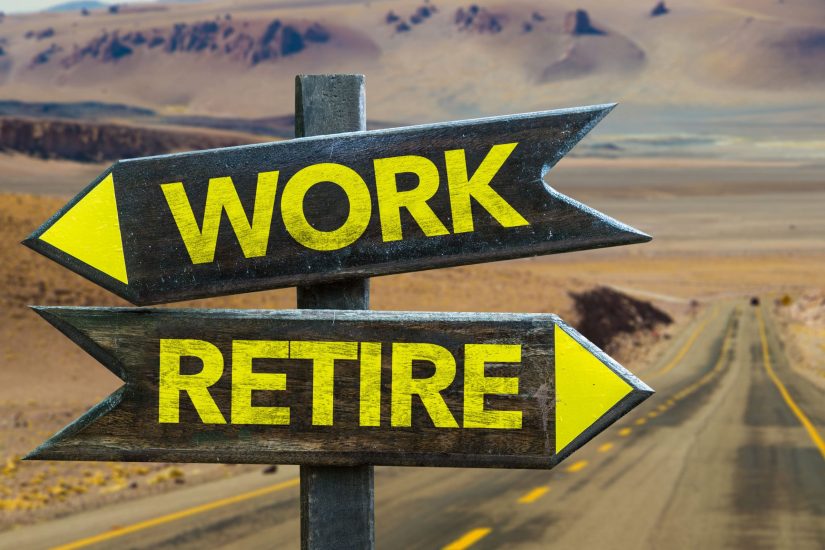 work-retire-road-signs